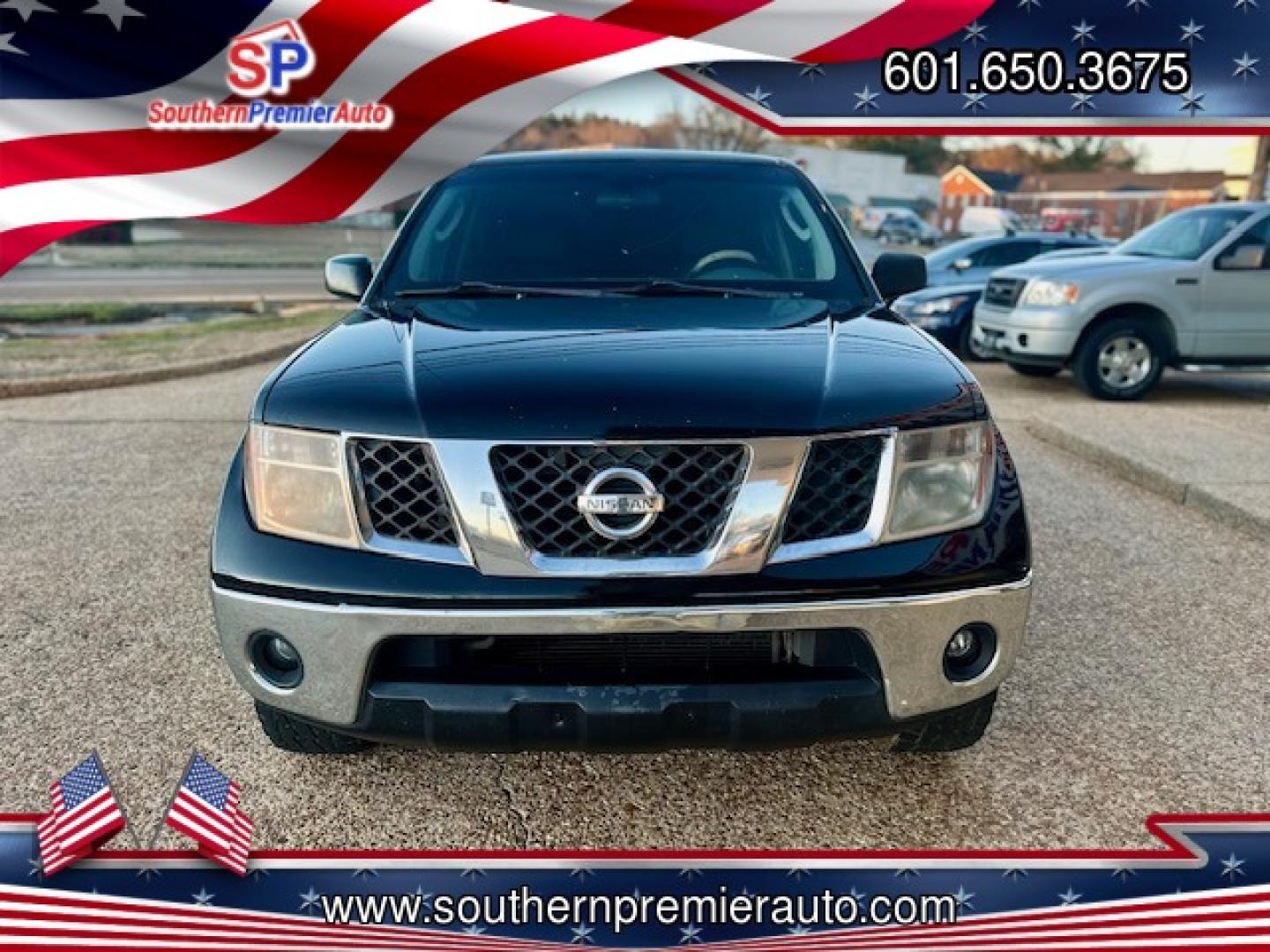 2008 BLACK NISSAN FRONTIER SE; LE; NIS (1N6AD07U68C) , located at 922 W. Beacon St., Philadelphia, MS, 39350, (601) 650-3675, 32.770447, -89.127151 - Photo#1